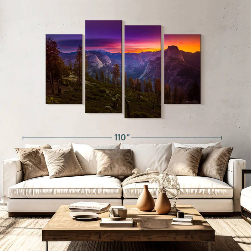 Alvord Sunrise Over Half Dome, 54" H x 84" W