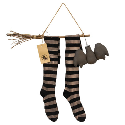 Suspension murale en bois - tringle incluse