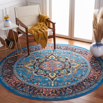 Tapis oriental bleu / rouge Chenoweth