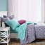 Ensemble d'édredon en microfibre rose Thalia-28213586-30051692