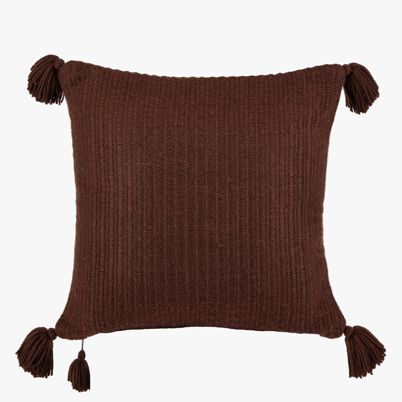 Indigo Seas Samaya Pillow Cover & Insert, Brown
