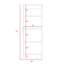 Garde-manger rectangulaire Richmond blanc