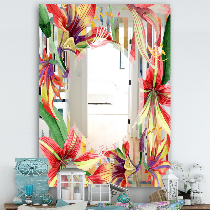 Miroir mural Elementary Botanicals 3, H 39,4 po x l 29,5 po