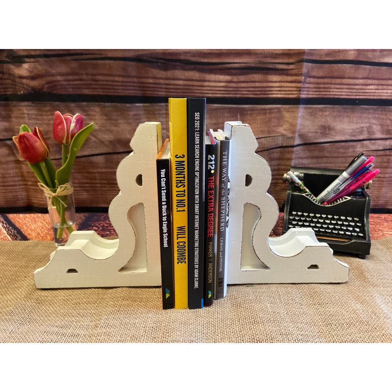 Wood Non-Skid Bookends