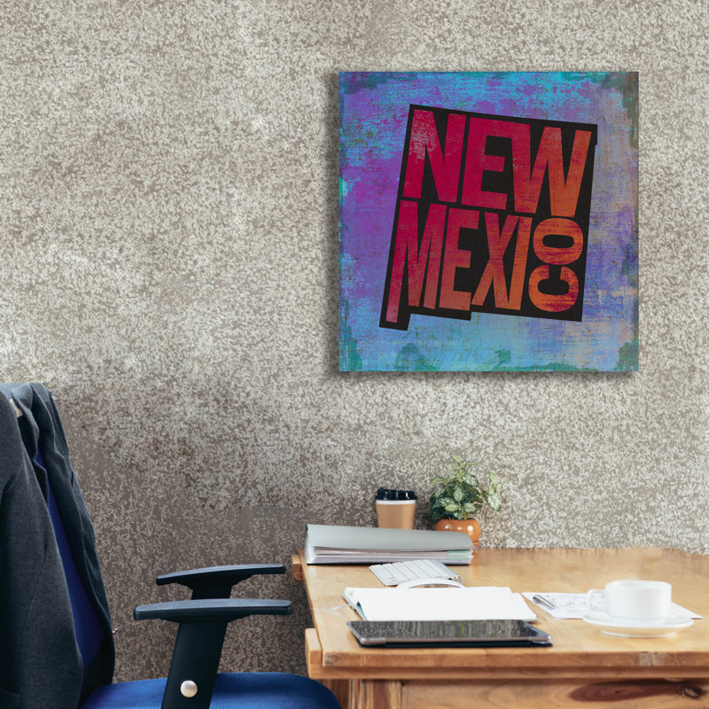 "Epic Graffiti" New Mexico "par Art Licensing Studio, art mural sur toile, 26 po x 26 po