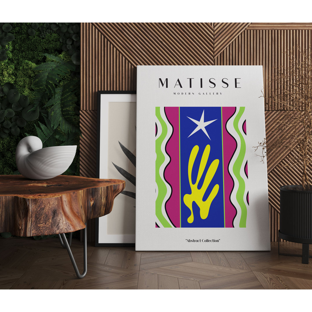 Matisse Modern Gallery  - Koralle Stern Als Leinwandbild Art_0922