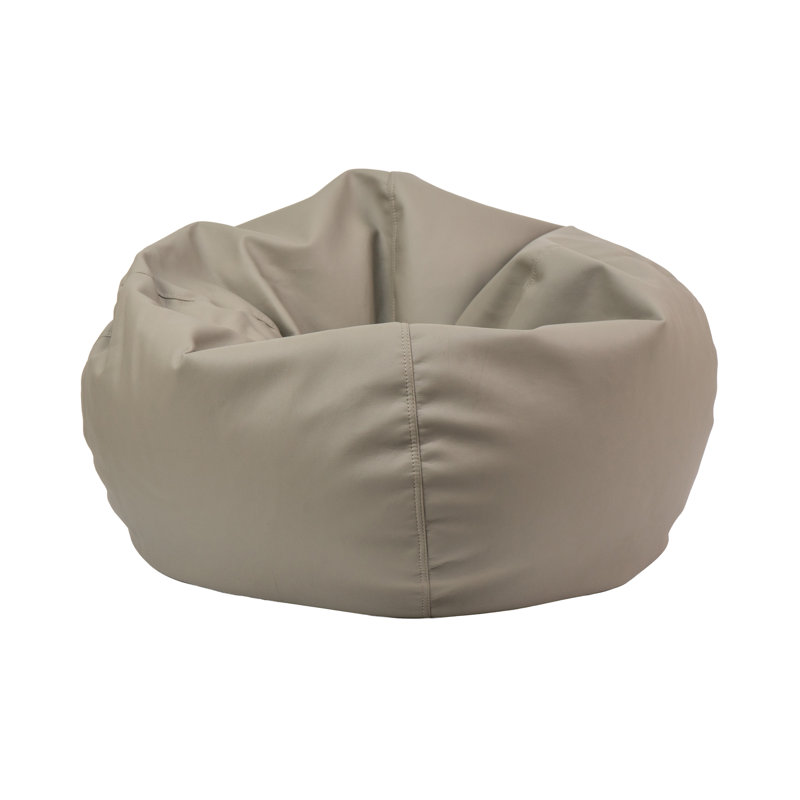 SoftScape Classic Adult Bean Bag, 19" H x 35" W x 35" D, Taupe