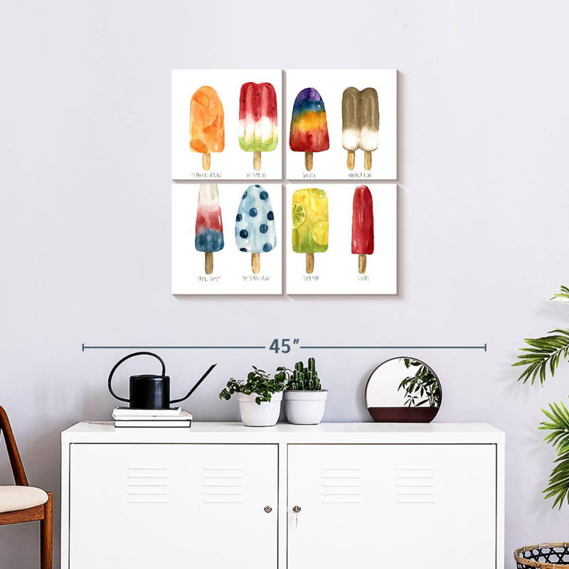 Yarlin Popsicles Favorite Flavor, 26" H x 26" W