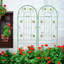 Ensemble de 4 treillis de jardin en métal antirouille-947067409-947067414
