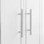 Meuble-lavabo simple 24 po avec comptoir en marbre de Carrare-88582639