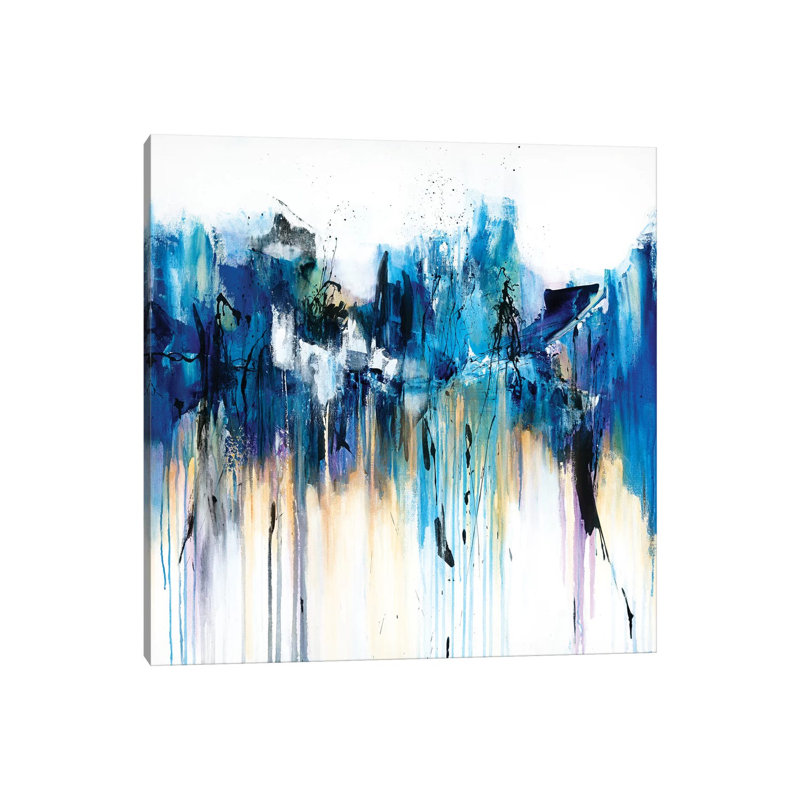 Between The River And The Rain by Jude Remedios - Wrapped Canvas Painting, 66.04 cm H x 66.04 cm W x 3.175 cm D