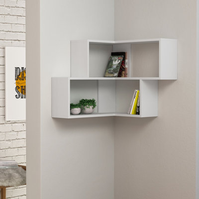 Oswego Floating Corner Shelf