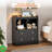 Baby Dresser Baby Changing Table, Changing Tablewith Pad, 2 Drawers and 2 Open Compartments-293375503