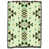 Vert / brun / ikat noir sélectionné