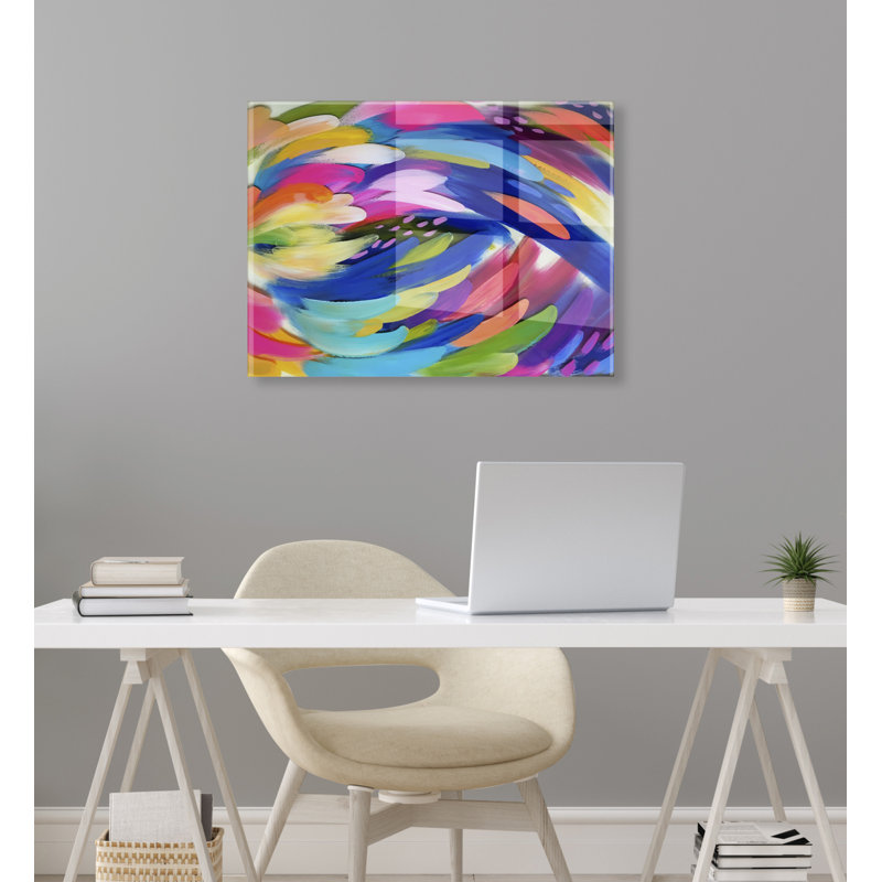 Art mural acrylique flottant lumineux