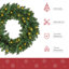 55 cm Artificial Wreath