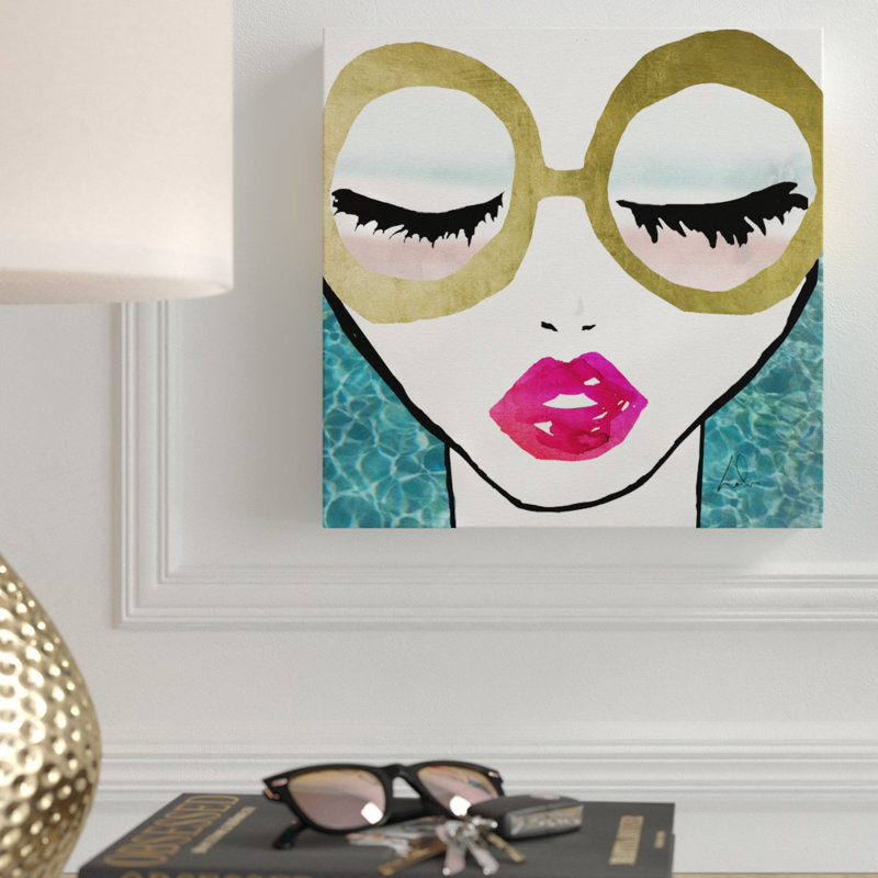 Ready for The Water Golden - reproduction d'art, H 20 po x l 20 po x 1,5 po, Toile tendue