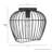 Hunter Redding 1 Light Medium Flush Mount Ceiling Light Fixture