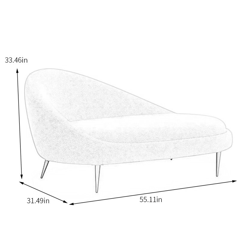 Solid wood frame high density sponge sofa