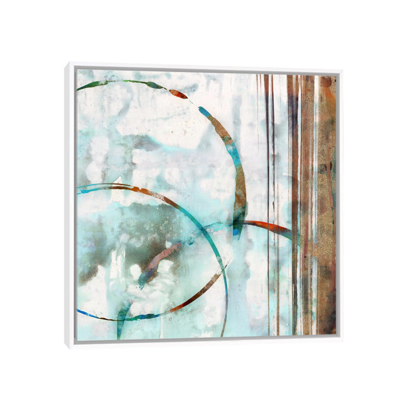 «Seafoam I», impression sur toile, H 12 po x l 12 po x P 1,5 po, Pas de tapis, Toile avec cadre blanc