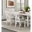 Mobilier de salle à manger rustique en chêne blanc 2 pièces Farmhouse