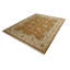 Wool Oriental Area Rug in Rust/Ivory