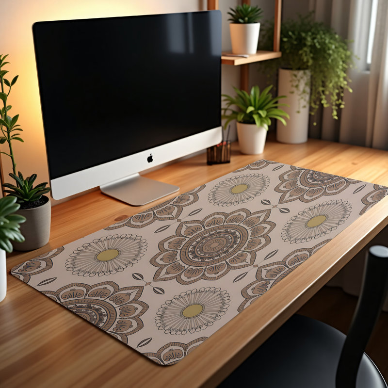 Polyester Desk Pad, 14.4x12.1