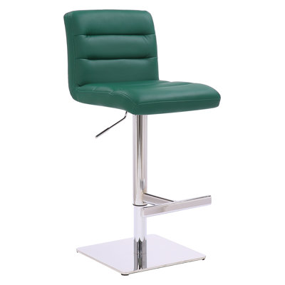 Basso Swivel Upholstered Counter Stool with Metal Frame