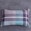 Housse de coussin rayée en microfibre