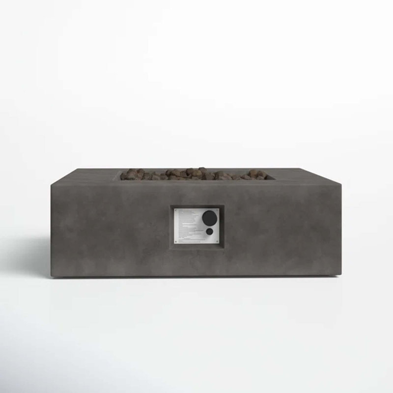 Concrete Outdoor Fire Pit Table