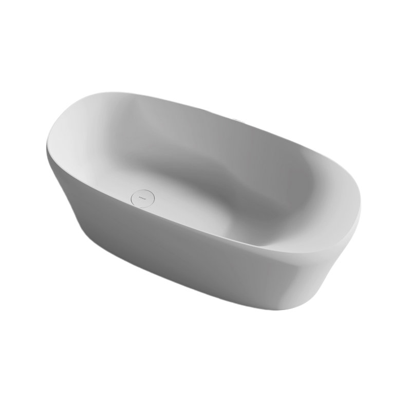 63 W 23.6 H Tub & Shower Kit, White
