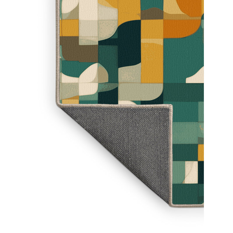 Schematic Lands Rug, Round 6'