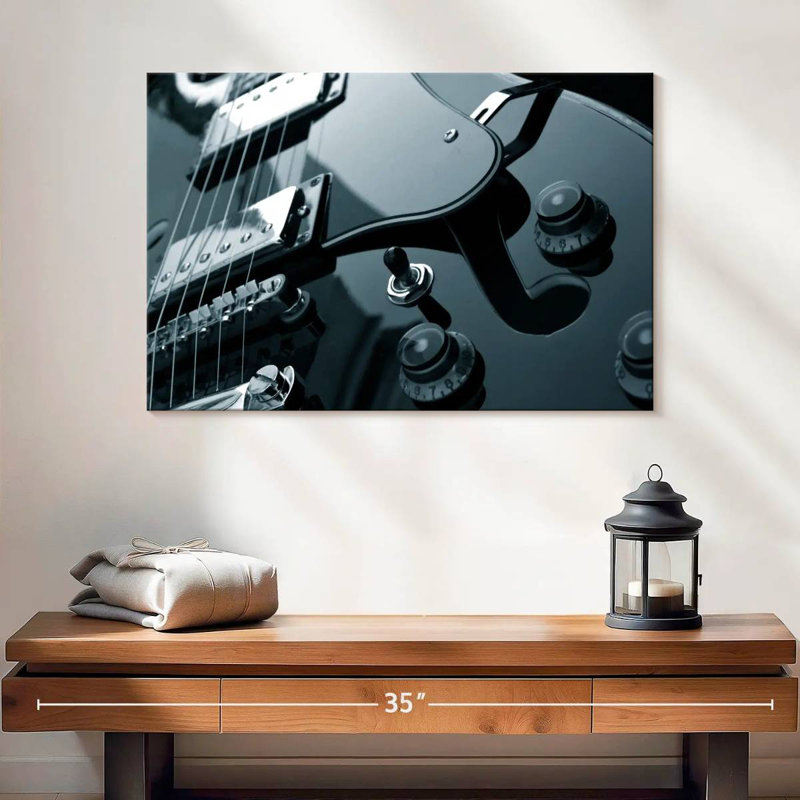 Abarca Funky Electric Guitar, 8" H x 12" W
