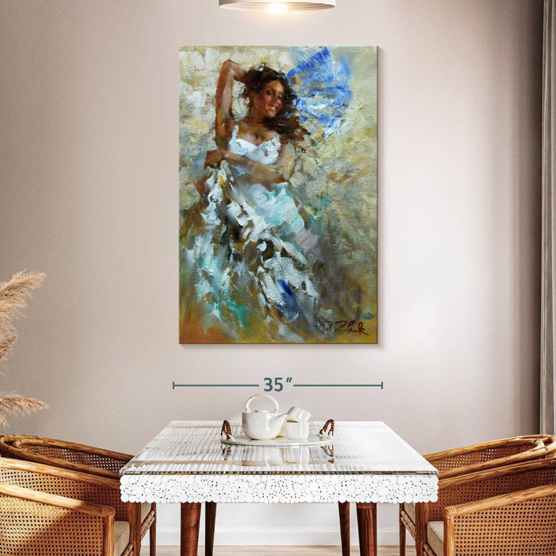 Leisha In The Dance, 51" H x 34" W
