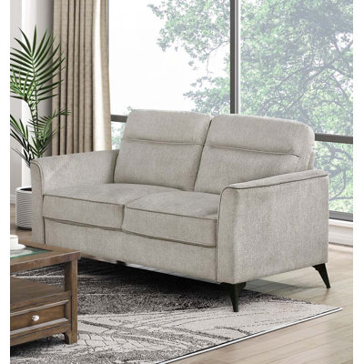 Causeuse en microfibre