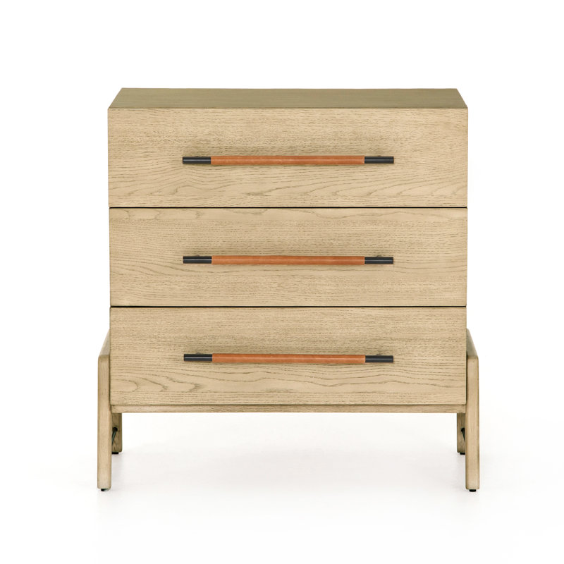 Rosedale 3 Drawer Dresser-Yucca Oak Veneer, Yucca Oak Veneer