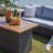 Rattan Firepit Table-1600047766