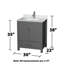 Sheffield 30" Single Bathroom Vanity Set with Mirror-97648637-118233604-118233606