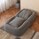 Lit pour chien rembourré pour adultes et animaux de compagnie, canapé-lit pliant avec 5 positions réglables, 2 coussins moelleux pour la chambre à coucher, le salon et le coin lecture (rose)
