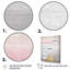 «Pink Gray Visions», impression géométrique sur toile-1987310909-1987310898