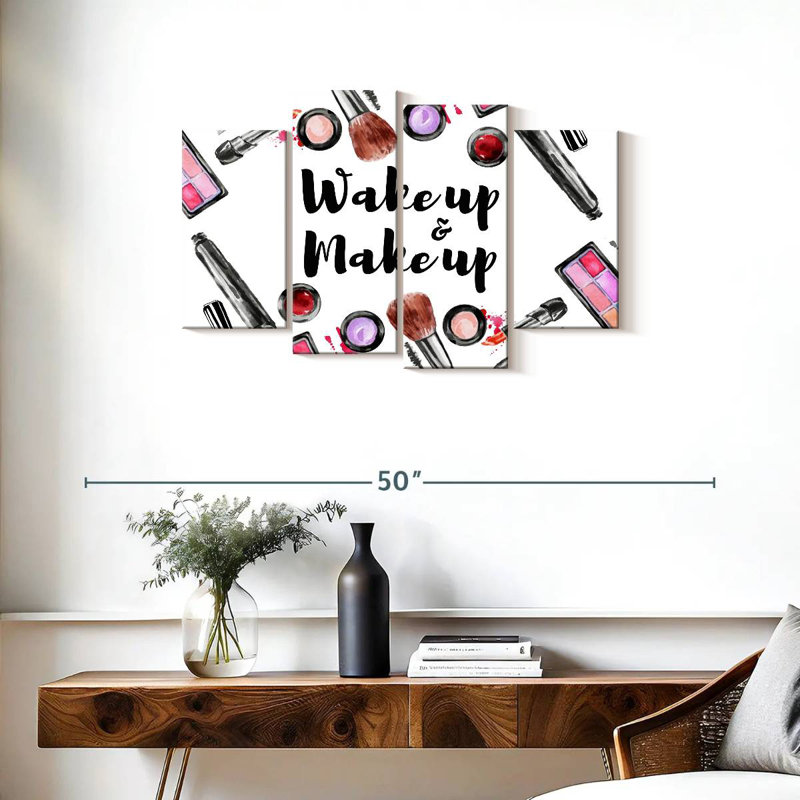 Tergel Makeup Stuff, 54" H x 84" W