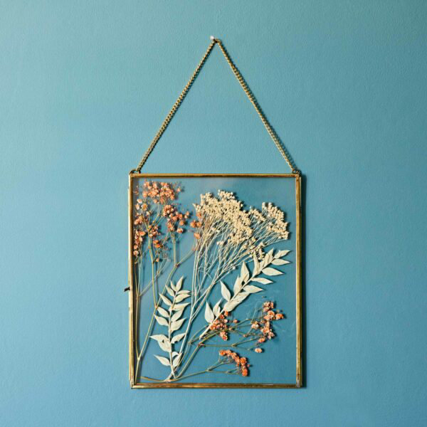 Gold Metal Picture Frame, 25cm x 20.5cm