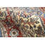 Hand-Knotted High-Quality Blue and Rust Area Rug