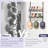 Over Door Hat Organizer 3-Tier Wall Mounted Rack with 2 Adjustable Metal Baskets & 3 Hooks