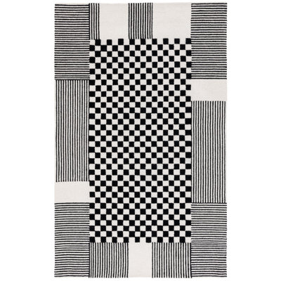 Hertha Wool Black / Ivory Rug