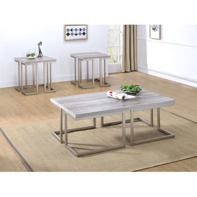 Ensemble de tables basses 3 pièces Nooralam