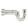 LA-Style Pedestal Sink Kit with P-Trap, Supply lines, Flanges and Cross Handle Angle Stops