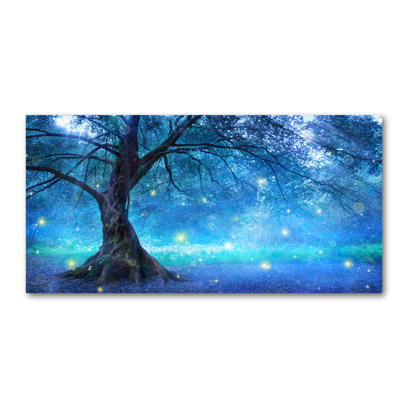 Fairy Tree Landscape - Wrapped Canvas Print, 70 cm H x 140cm W