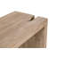 Console en bois massif de 58 po