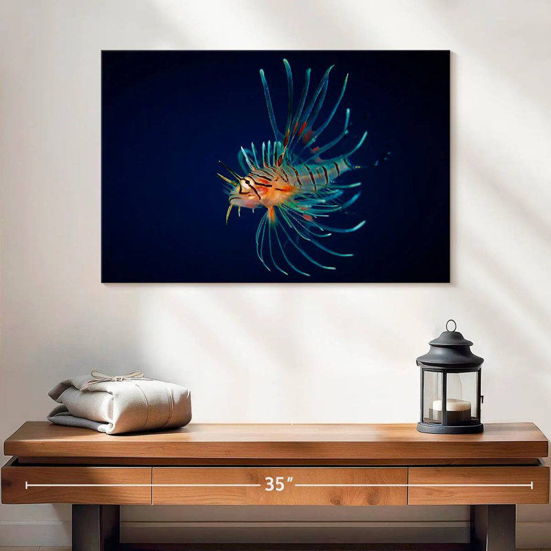 Brampt Colorful Lionfish, 26" H x 39" W